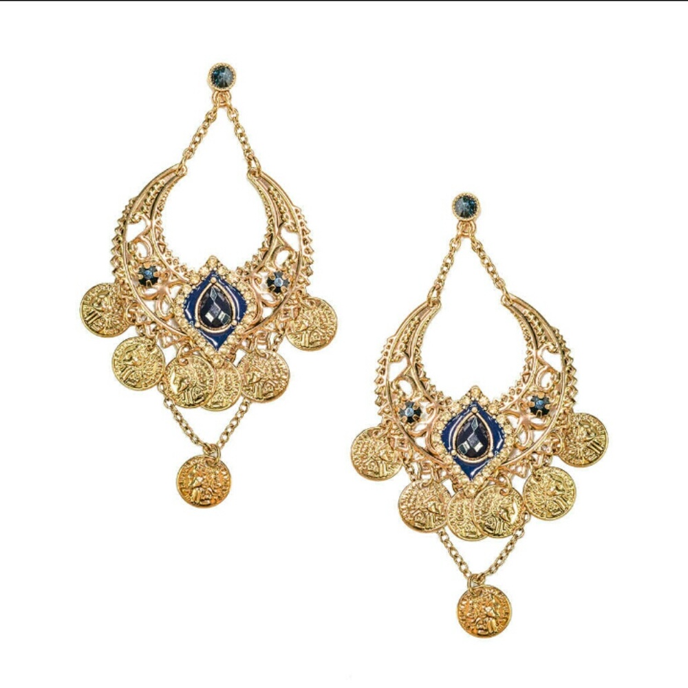 Gold plated earrings